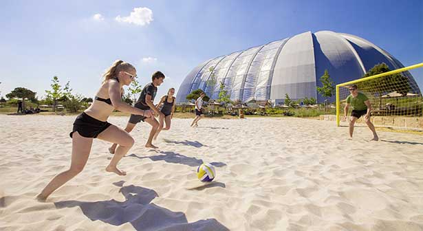 Play and sports areas AMAZONIA - activity zone at Tropical Islands