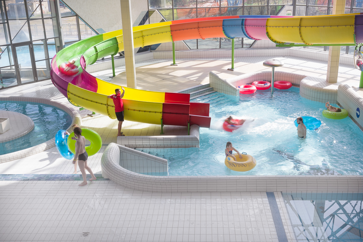 Pontoon Slide - water slide at Aquapark Laguna Gryfino