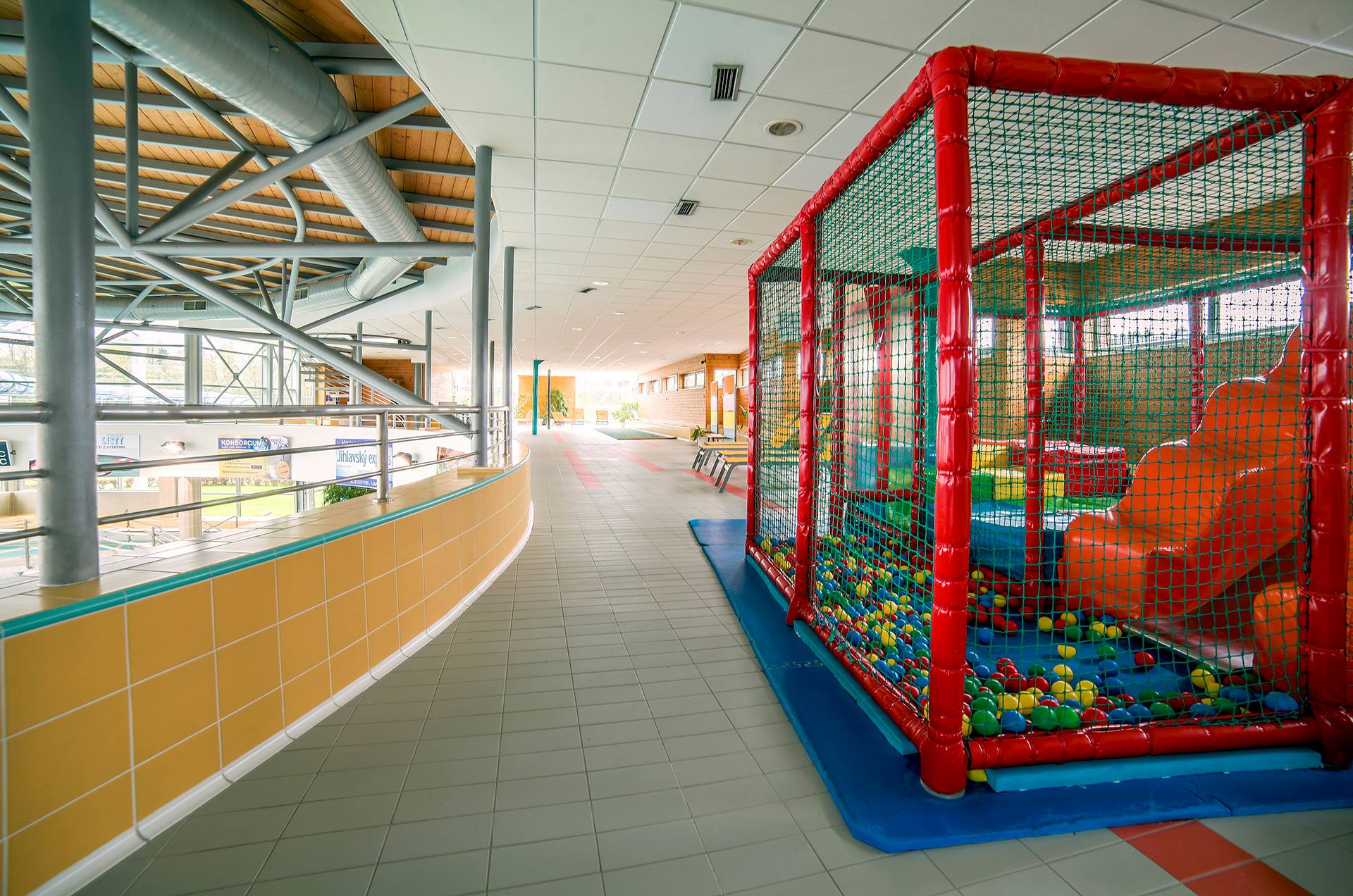 Indoor Playground - activity zone at Vodní Ráj