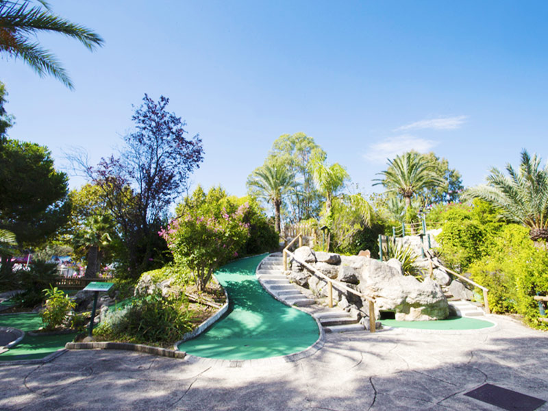 Adventure Golf - service area at Aquasplash Antibes