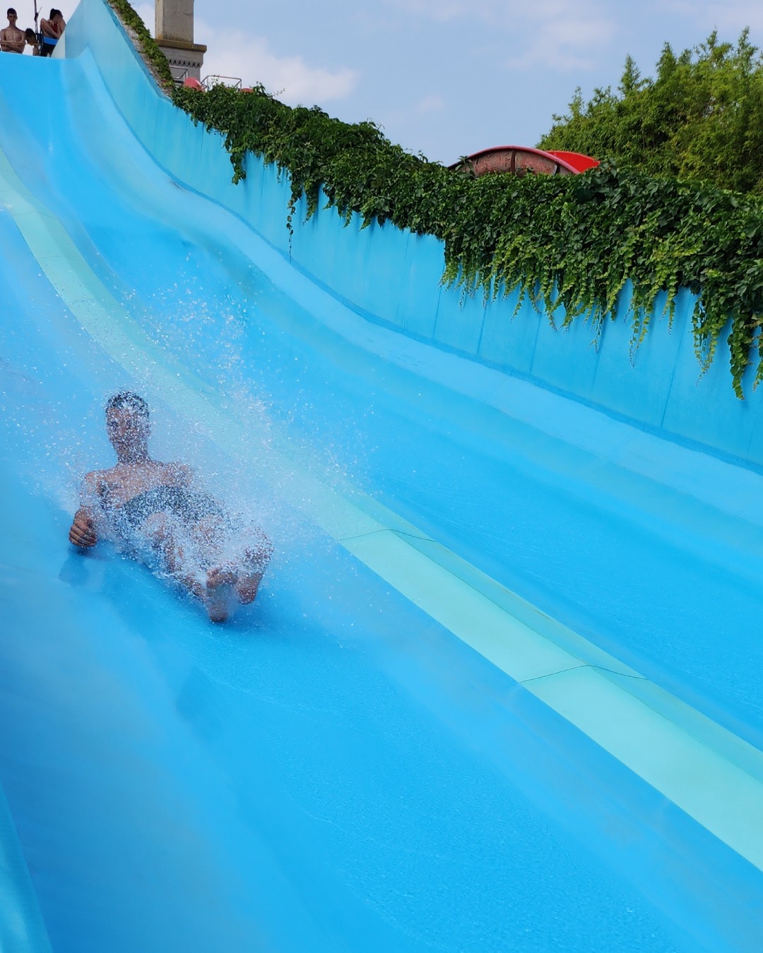 Foam  - water slide at Le Caravelle Water Park