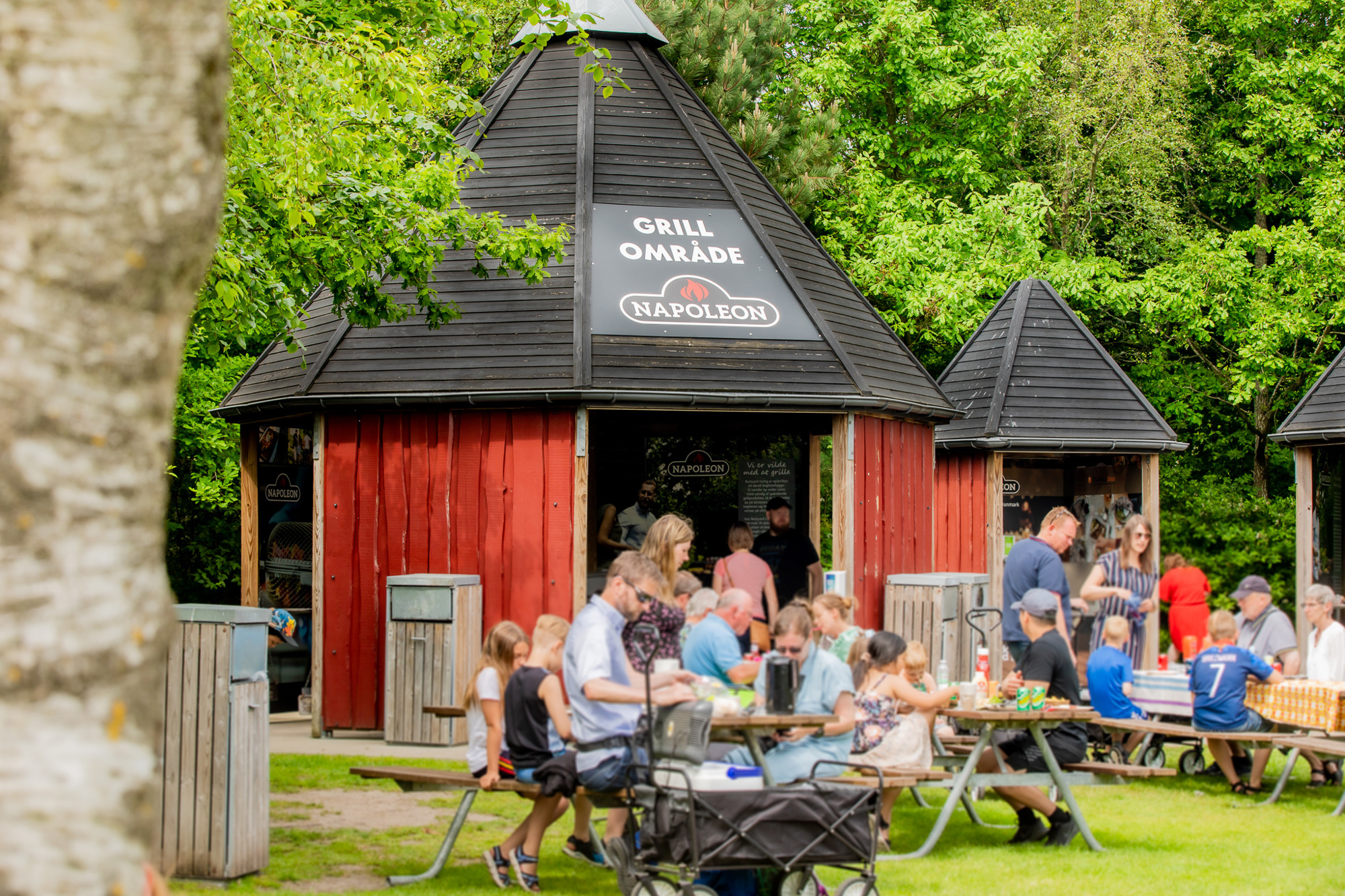 Napoleon Barbecue area - restaurant (bistro) at Fårup Sommerland Aquapark