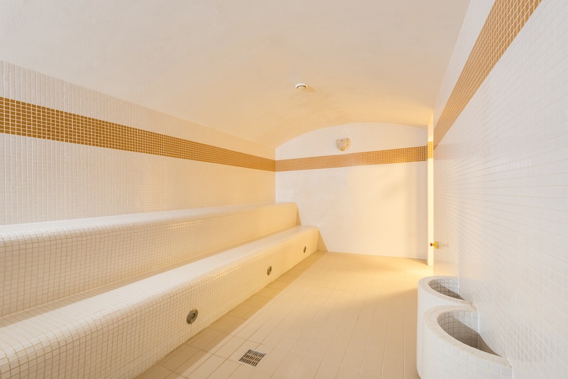 Steam baths - wellness area at Aquacentrum Šutka