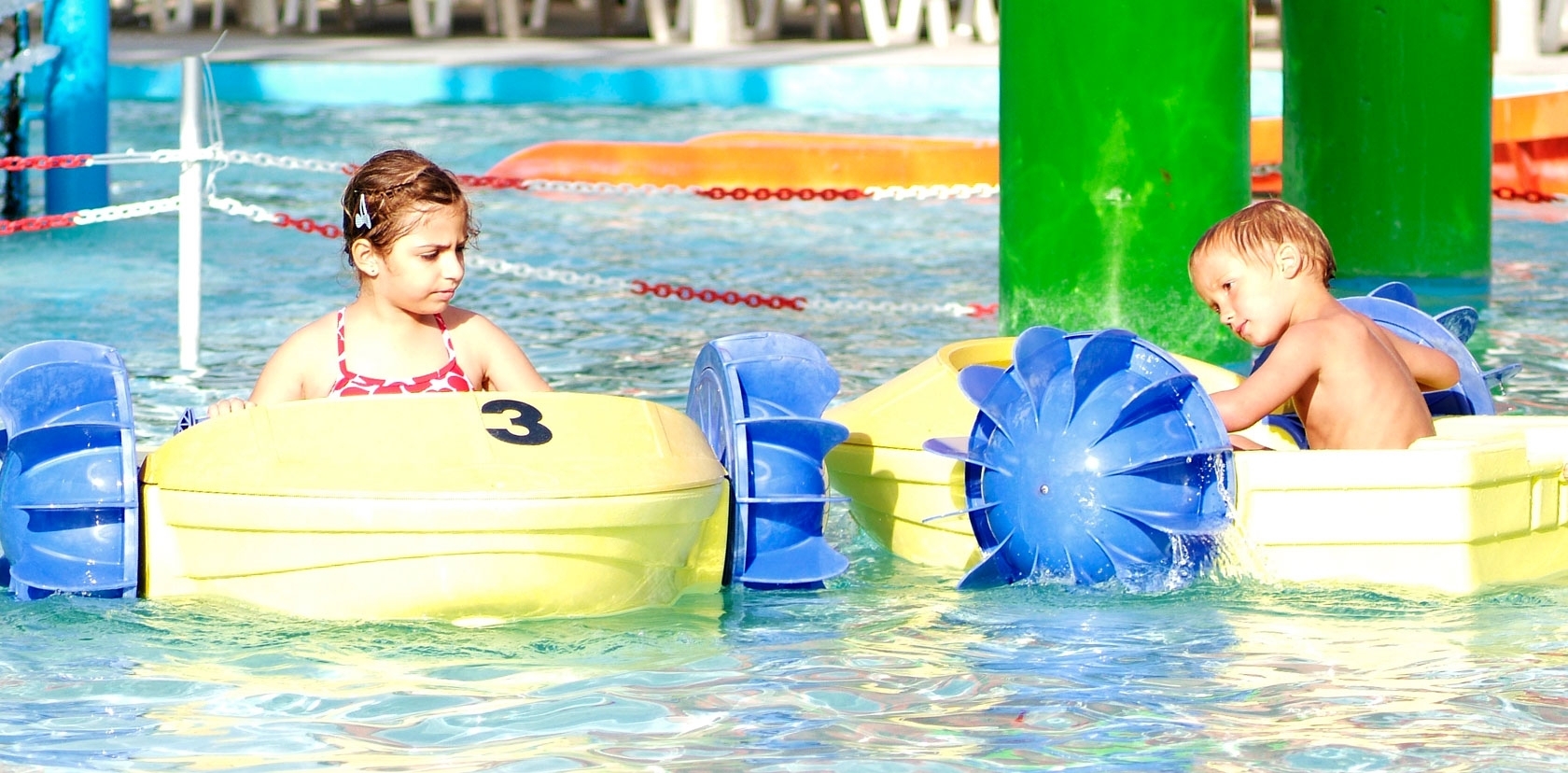 Paddle Boats - activity zone at Fasouri Watermania