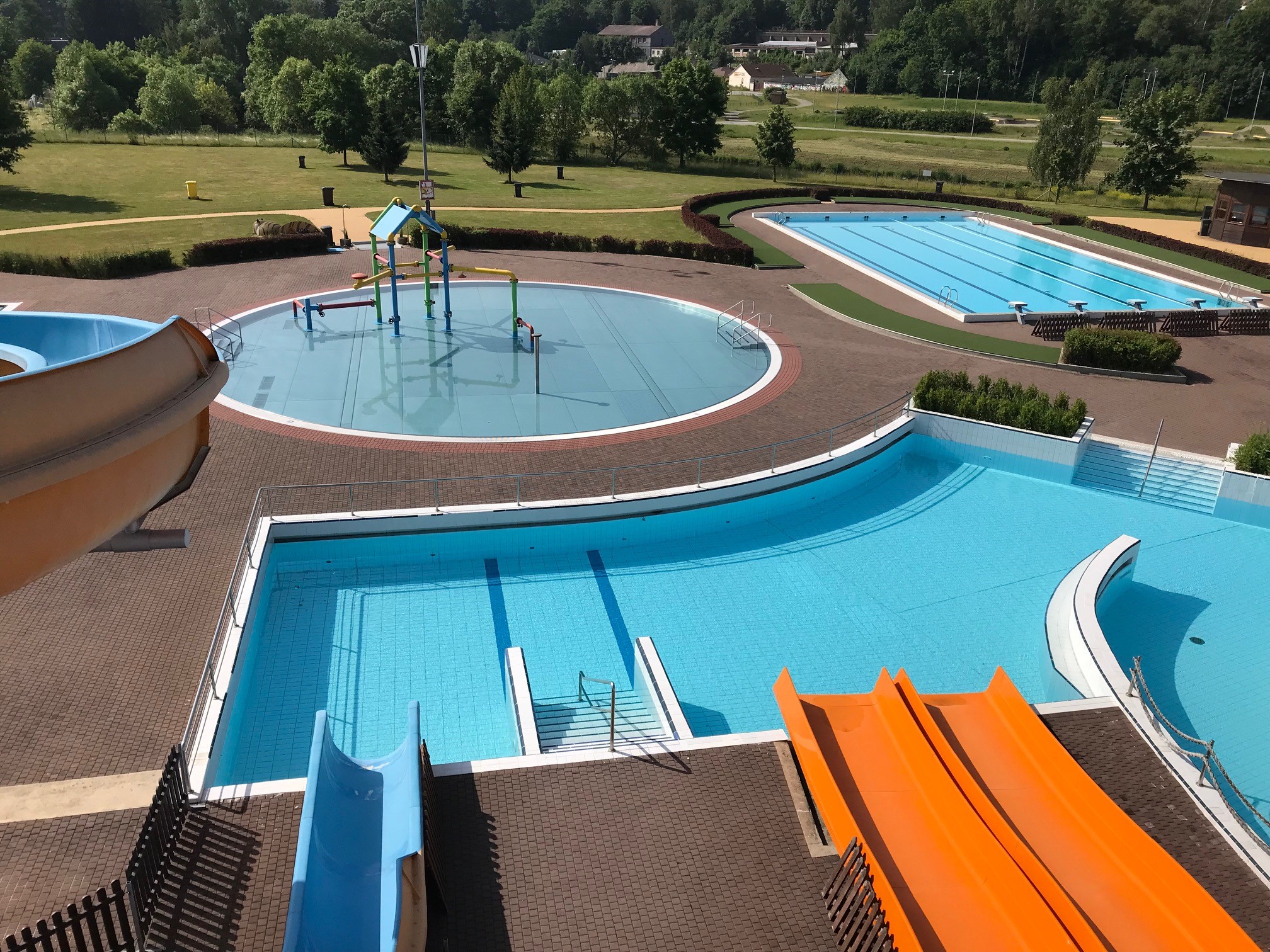 Outdoor Children"s Paddling Pool - swimming pool at Vodní Ráj