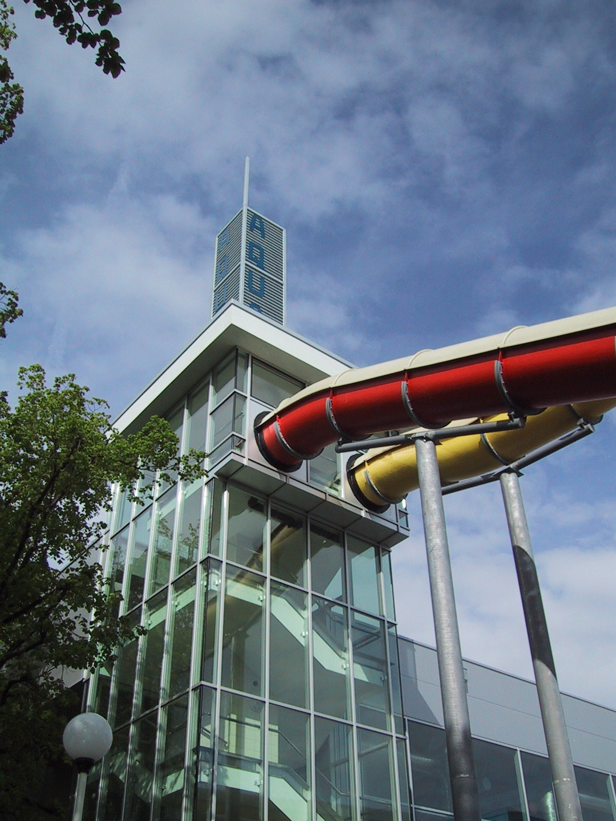 Multimedia - water slide at Aquapark Kladno