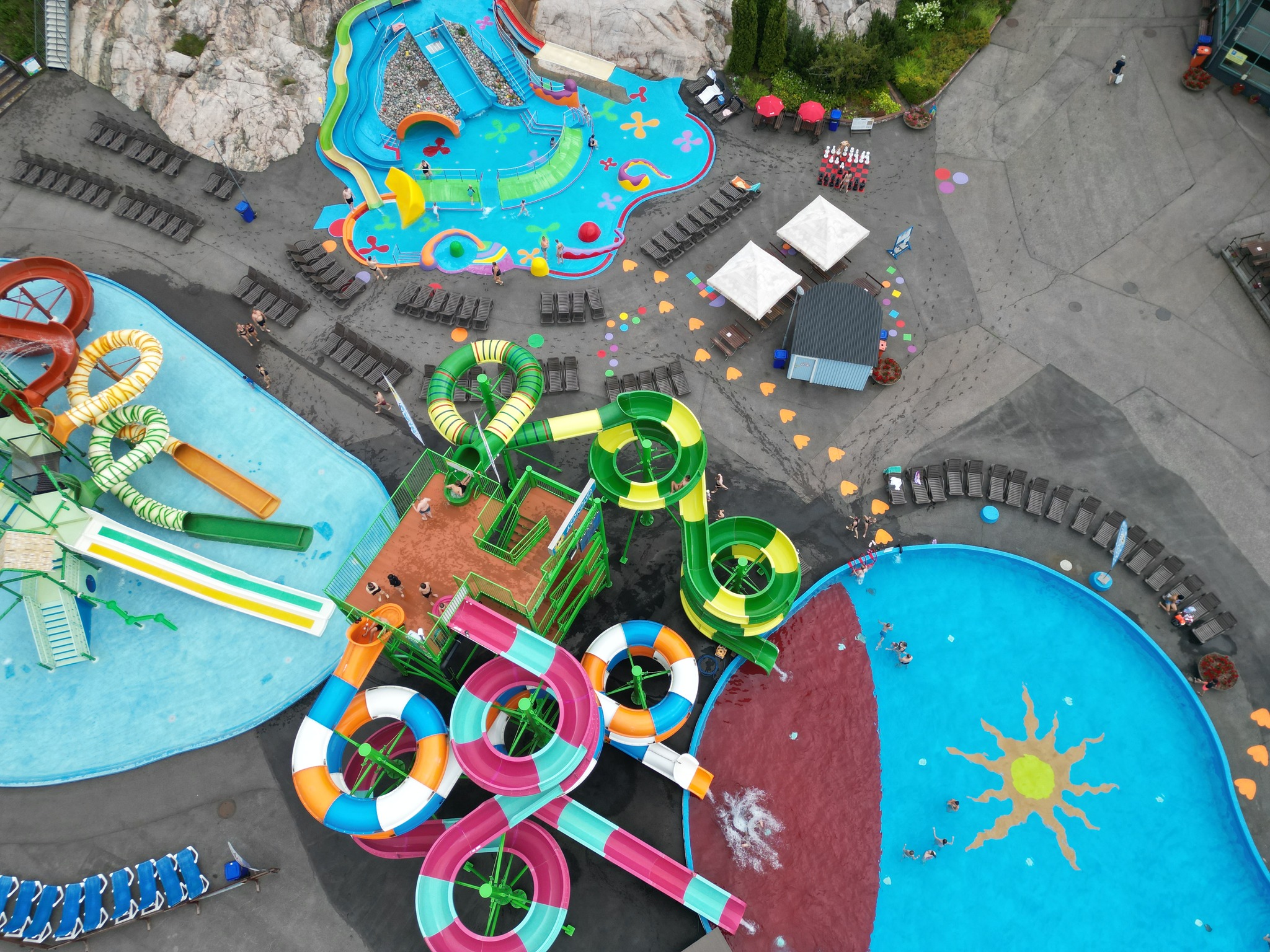 Tower Slides - water slide at Serena Waterpark