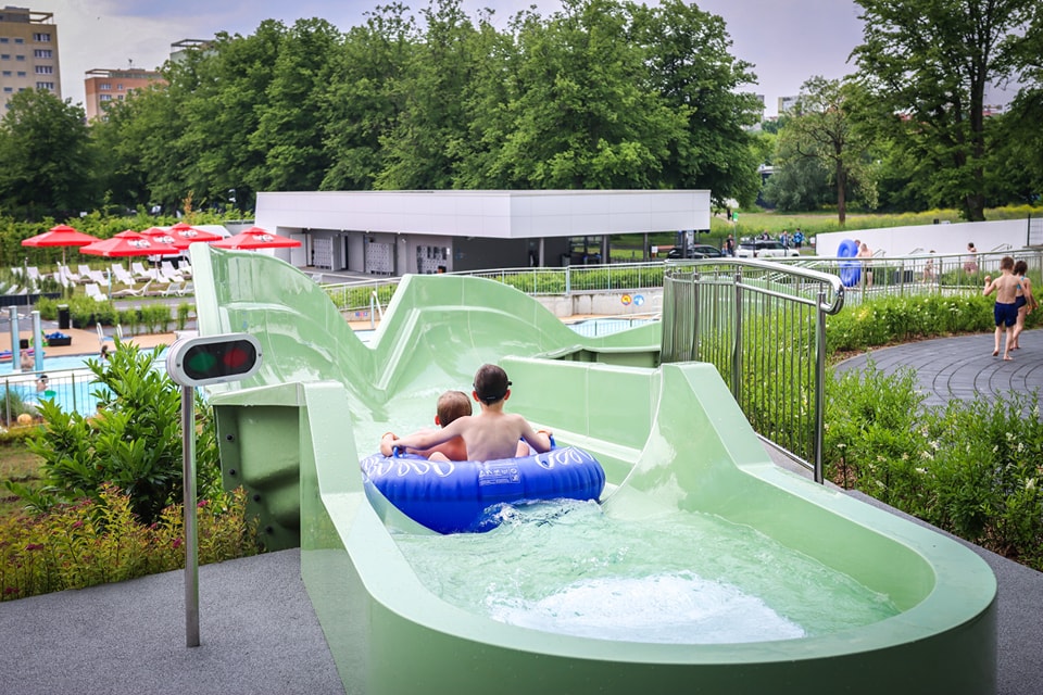 Sunny River - water slide at Fabryka Wody