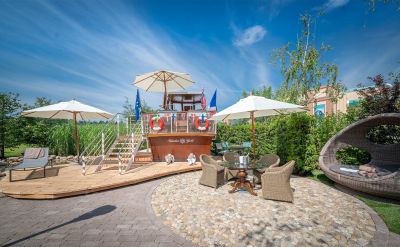 VIP Yacht "Rangnak" - service area at Rulantica