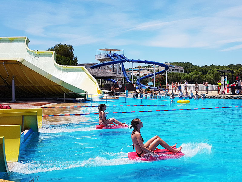Splash - water slide at Aquopolis Costa Daurada