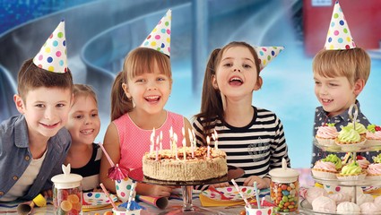 Birthday party - activity zone at Aquapalace Prague