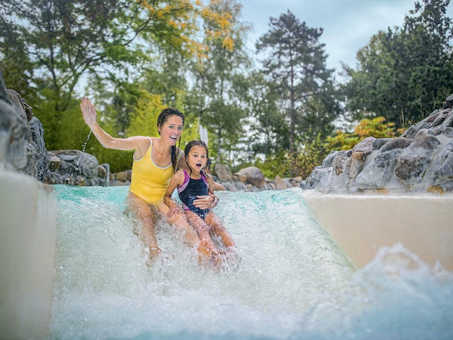 Wild river - water slide at Center Parcs Les hauts de bruyeres
