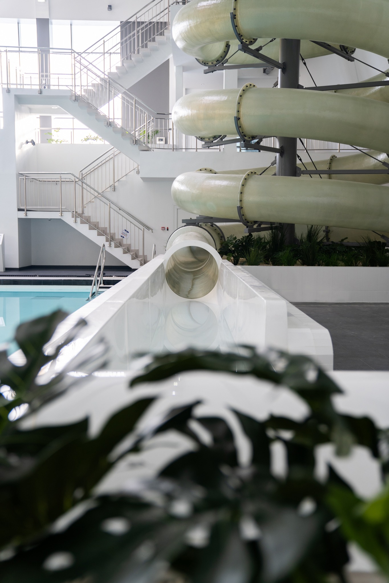 Corkcrew Slide - water slide at Fabryka Wody