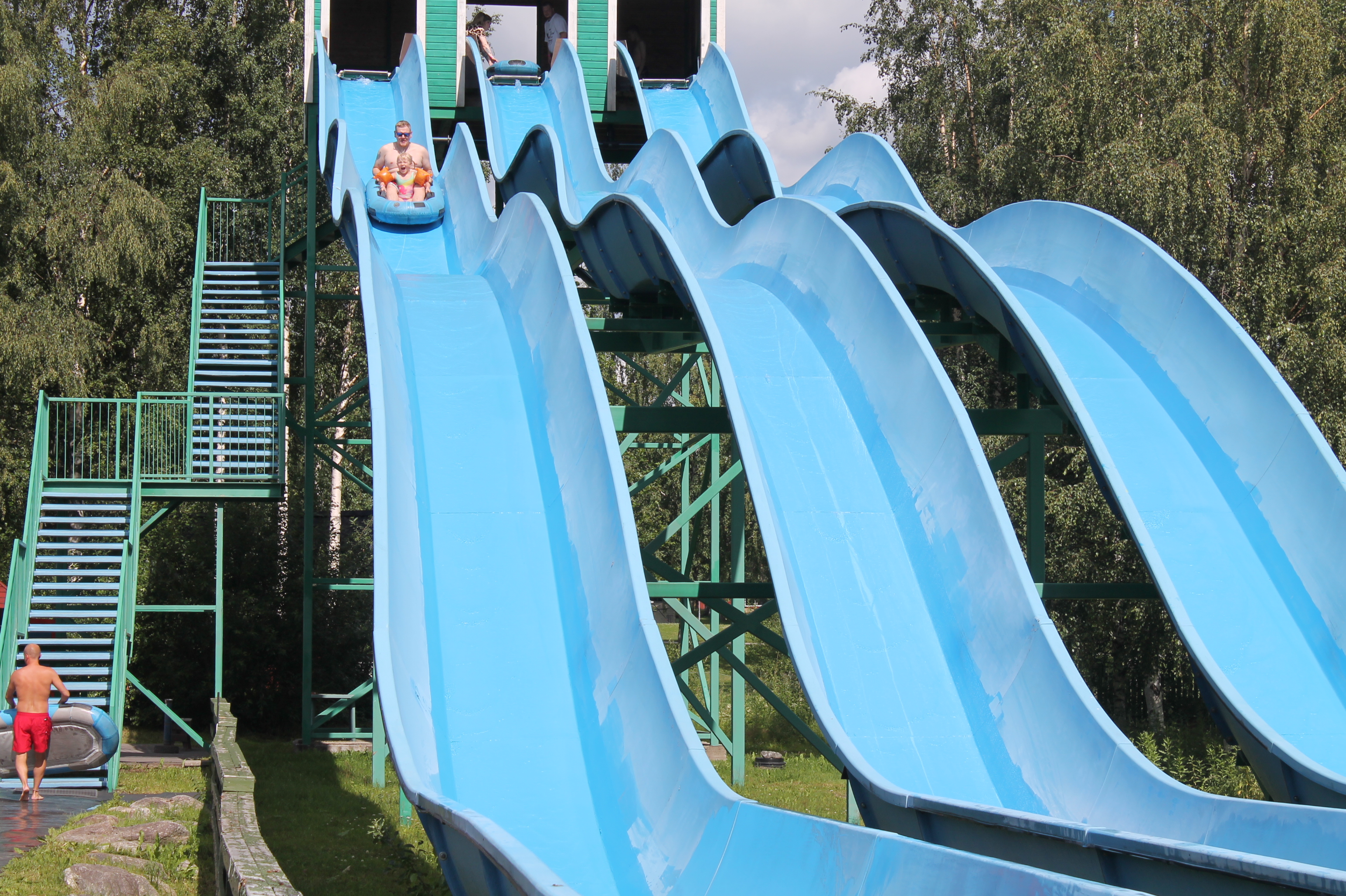 Niagara-Carpet Slide - water slide at Visulahti Dinosauria 