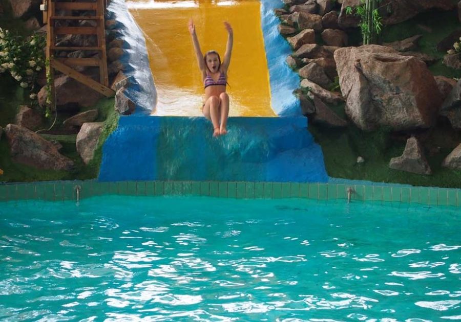 Ski Jump - water slide at Serena Waterpark