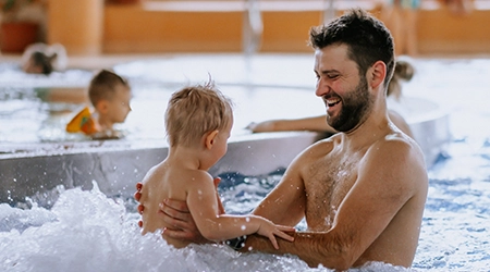 Indoor Relaxation Pool - swimming pool at Aquapark Olešná