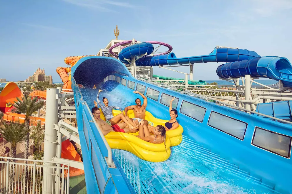 Shockwave - water slide at Aquaventure World Dubai