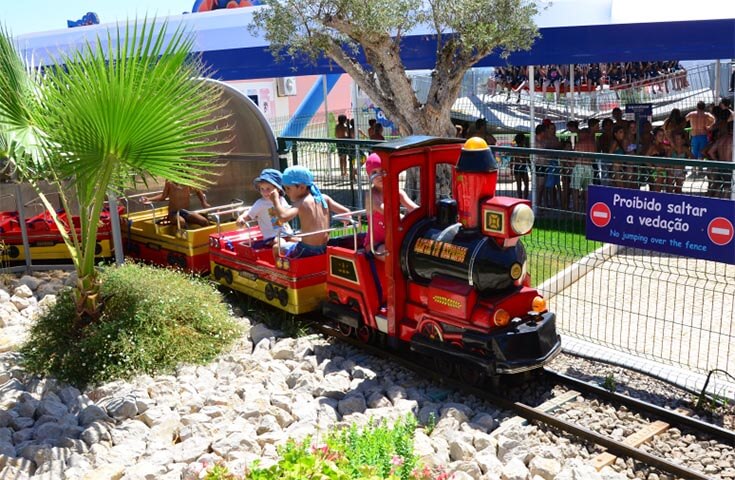 Mini Train - activity zone at Aquashow Park