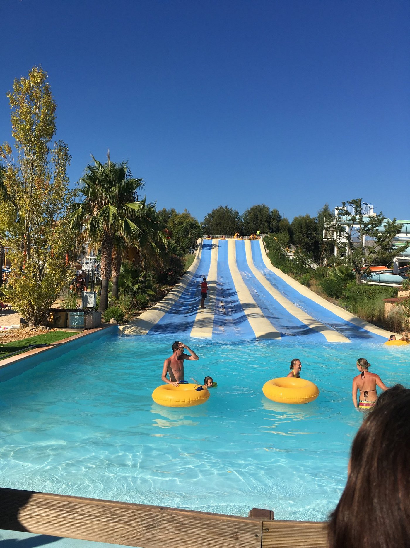 Soft - water slide at Aquasplash Antibes
