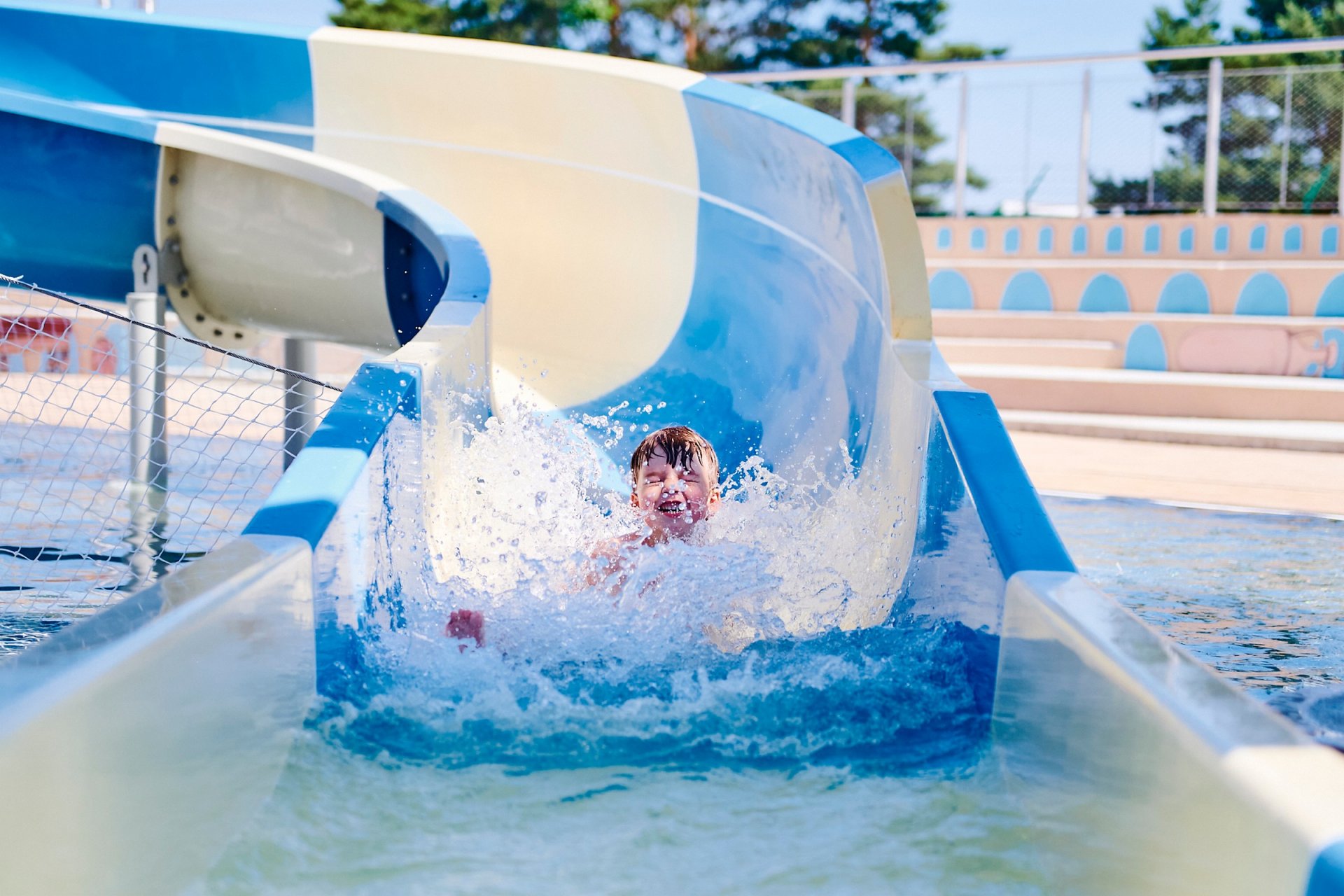 Jupiter - water slide at Aqualand Moravia