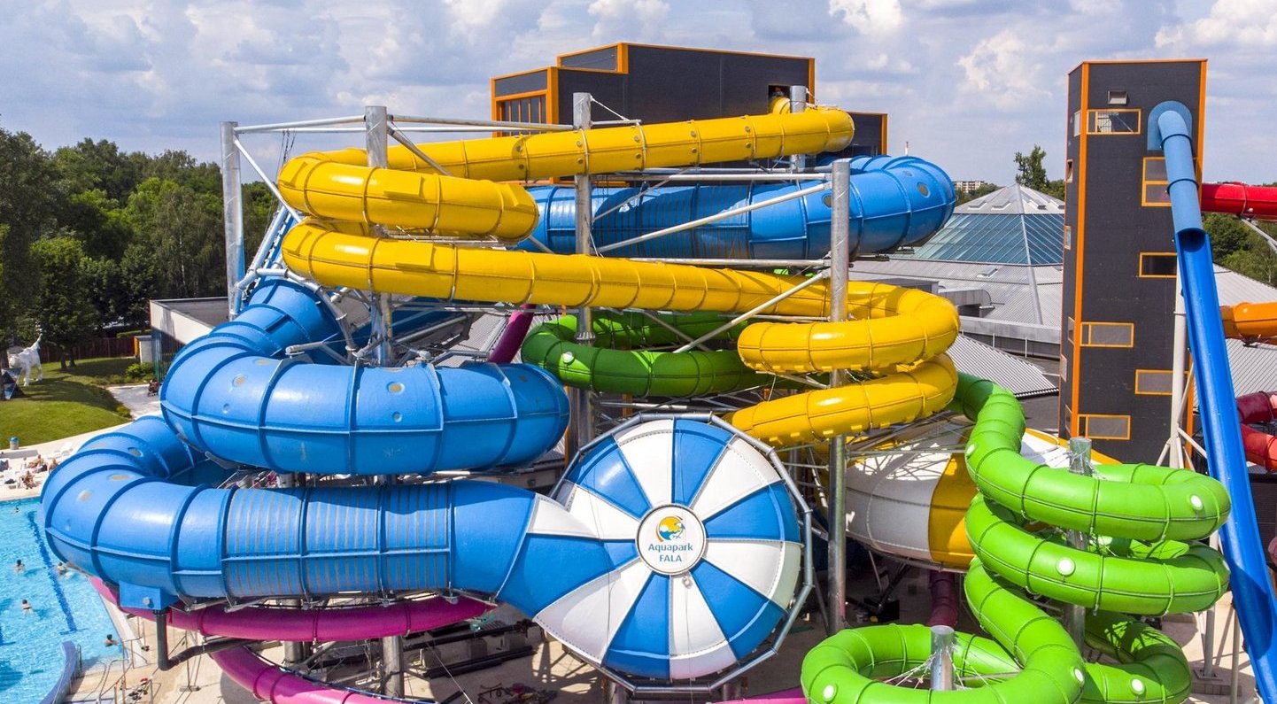 Thunder  - water slide at Aquapark Fala Łodz