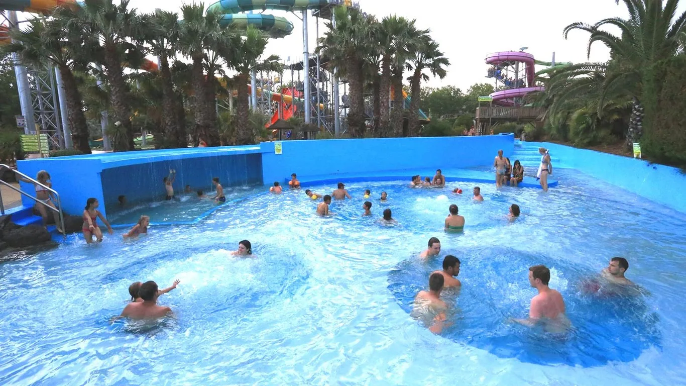 Bubble Bath - swimming pool at Aqualand Cap d’Agde