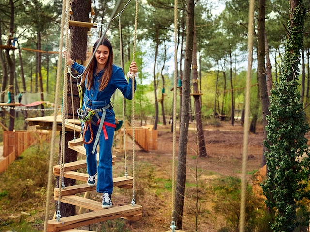 Outdoor Activities - service area at Center Parcs Les bois francs: High Adventure Trail