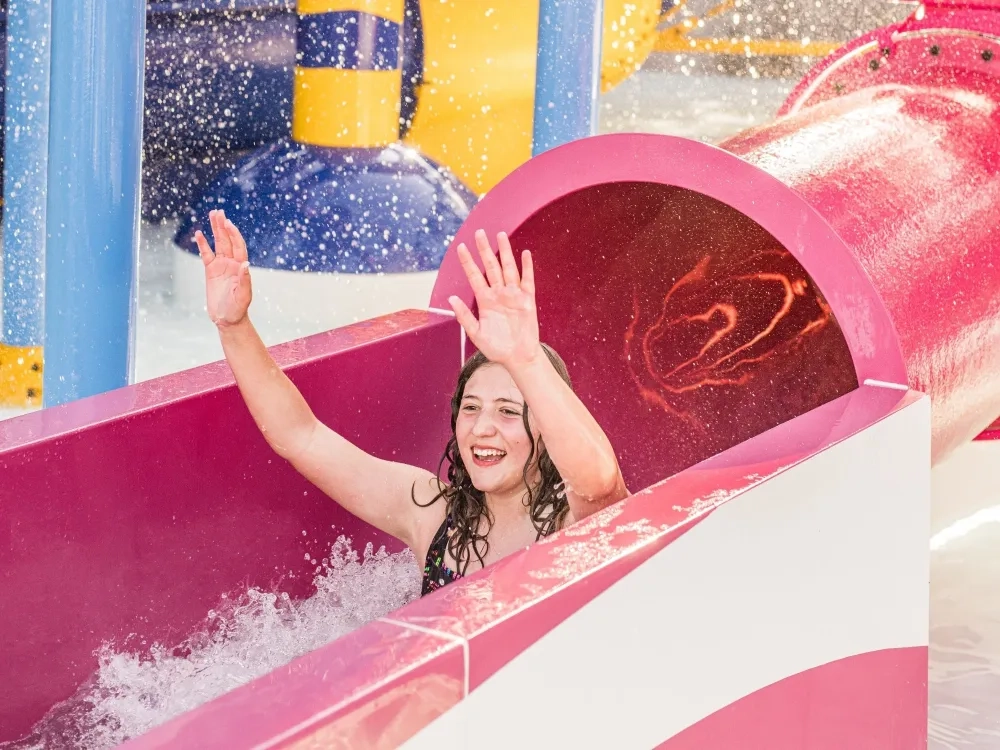 Dizzy Slide - water slide at Holiday Park Germany