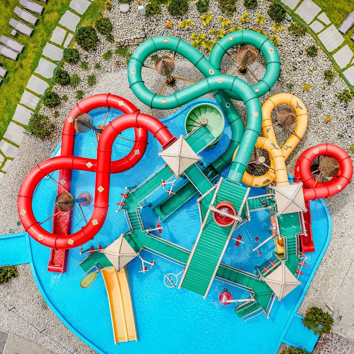 Water Playground - activity zone at Terma Białka 