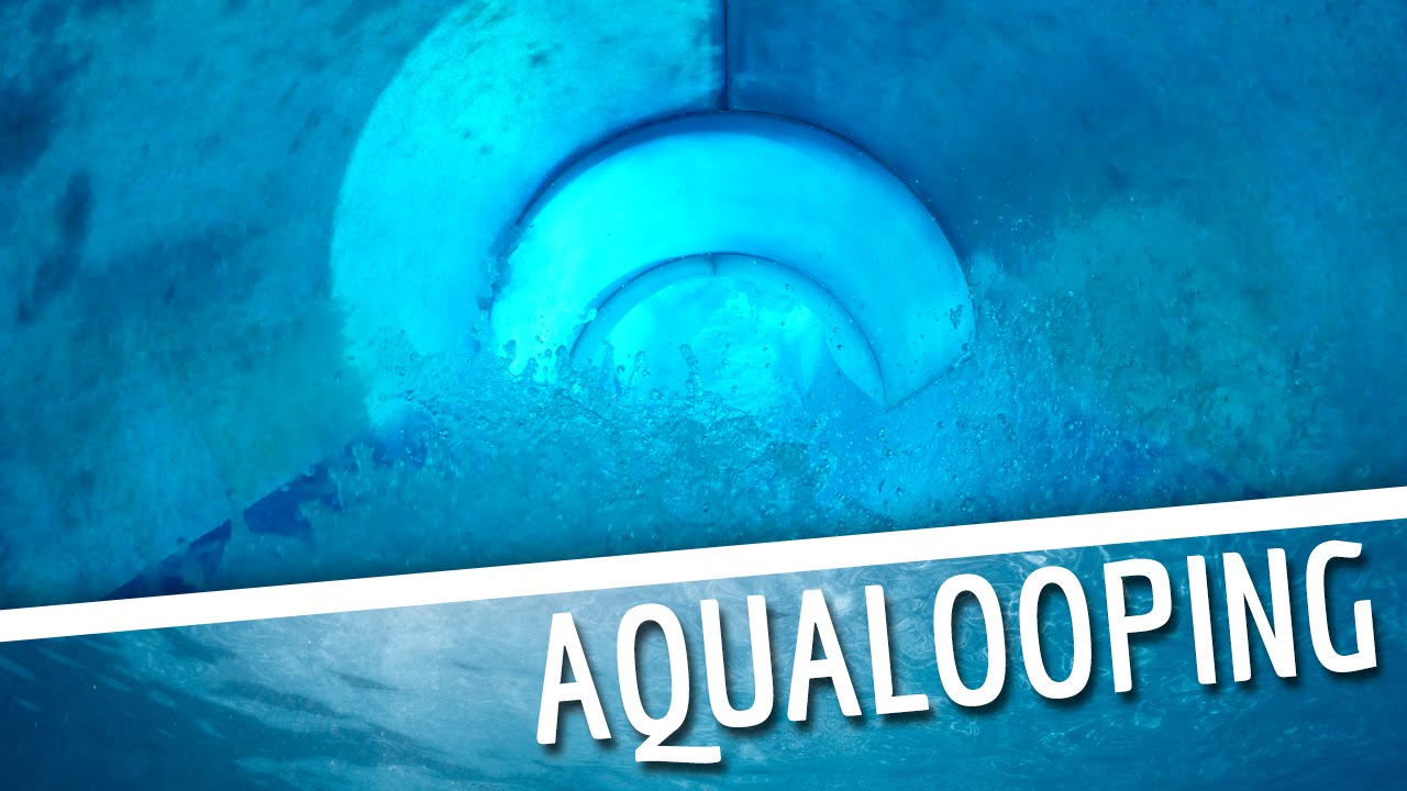 Aqualooping - water slide at Aquaboulevard