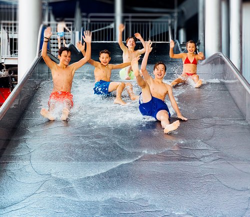 Open Space - water slide at Therme Erding