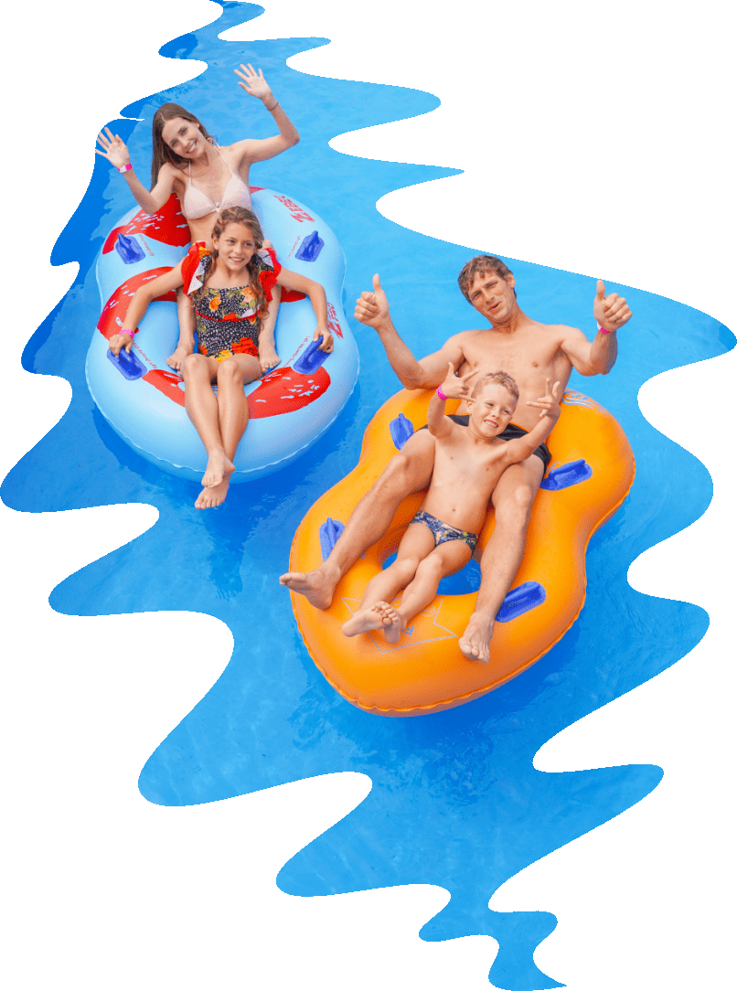 Lazy River - water slide at Acua Water Park Corralejo