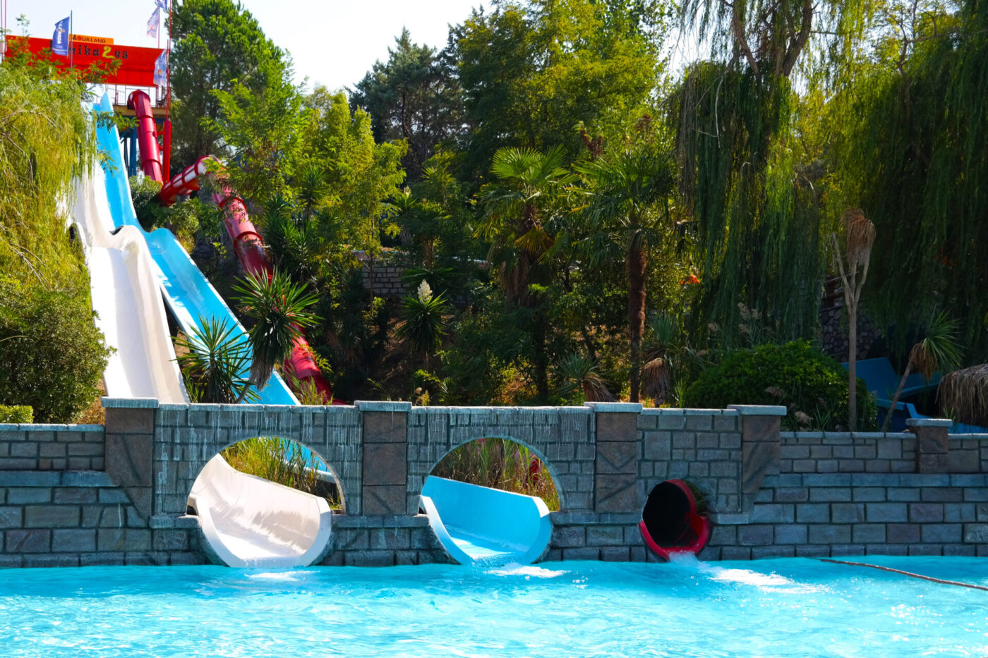 Kamikazes - water slide at Aqualand Corfu Water Park