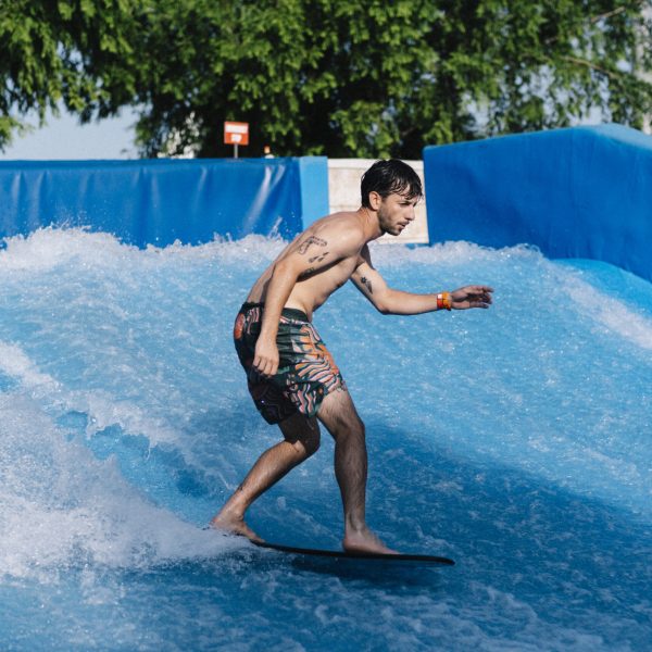 Surf Simulator - activity zone at Aquapark Nesebar