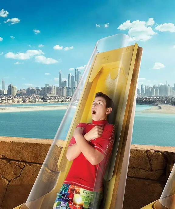 Poseidon"s Revenge - water slide at Aquaventure World Dubai