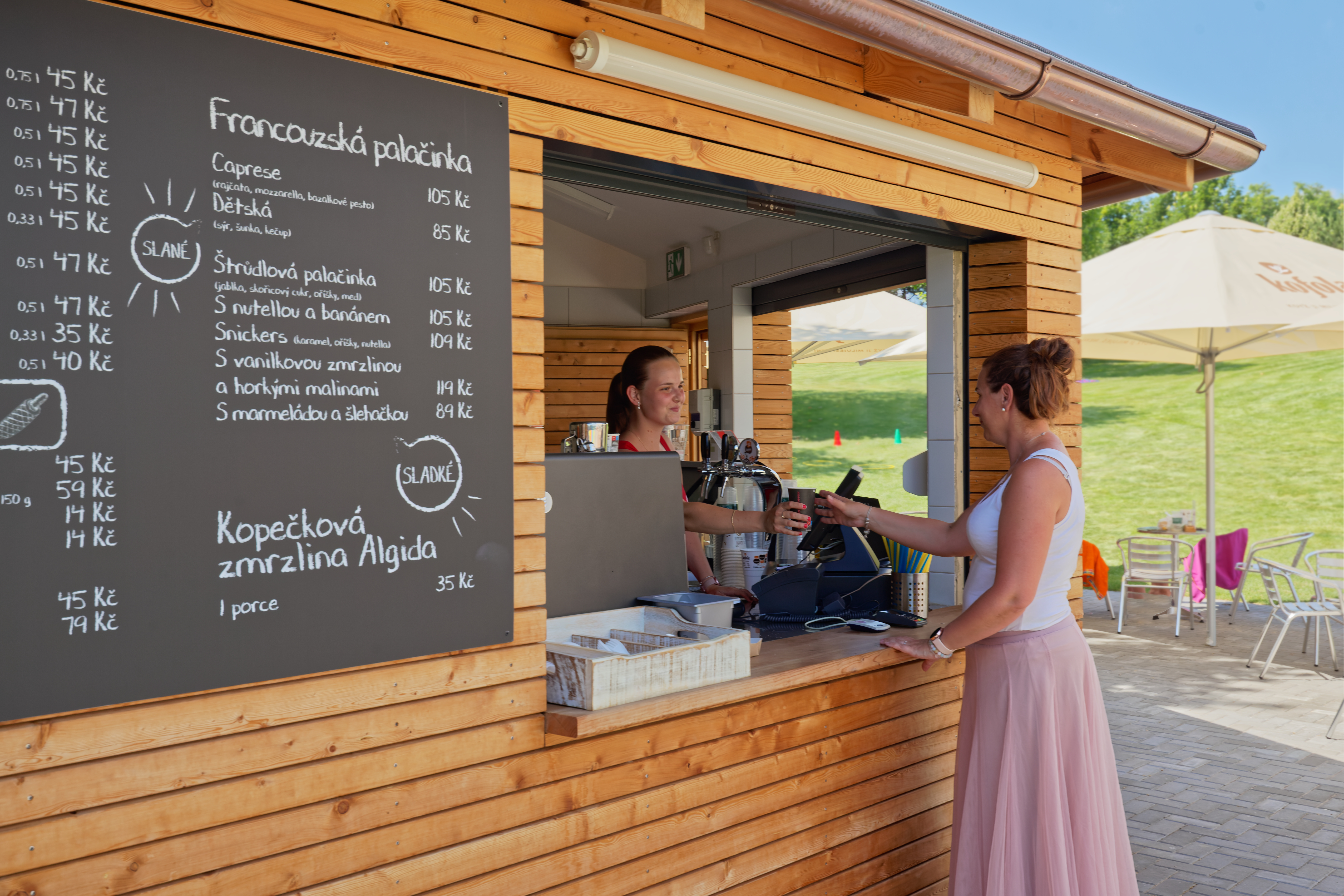 Park Activities Kiosk - restaurant (bistro) at Aquapark Olomouc