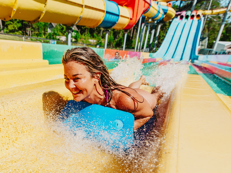 Vassføyka - water slide at Bø Sommerland