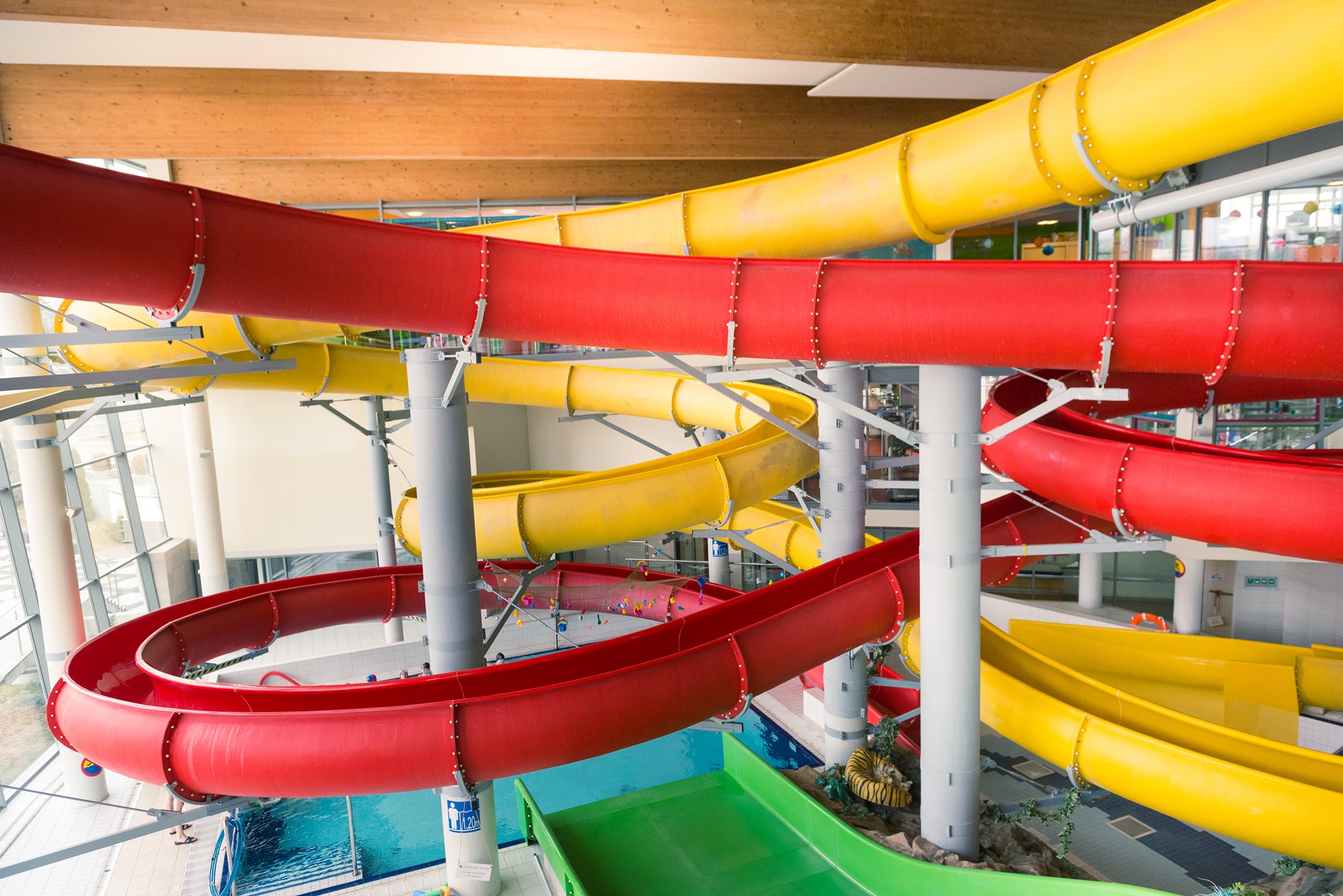 Red Slide - water slide at Aquapark Kalisz