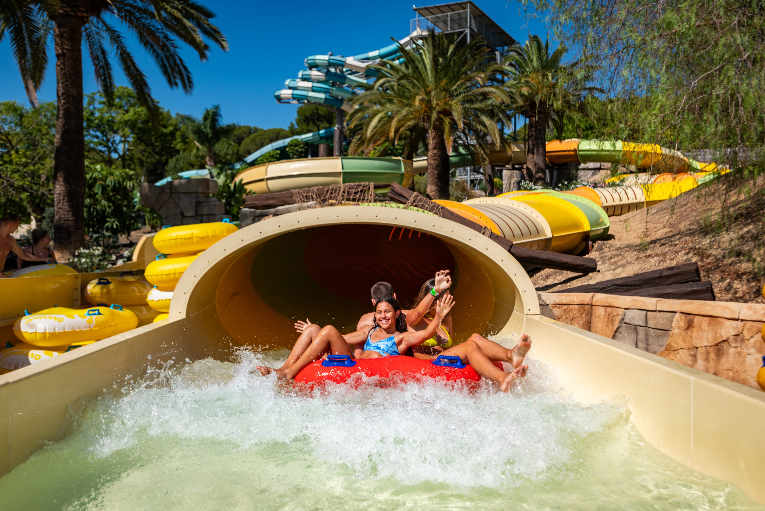 Tukakame - water slide at Aqualand Torremolinos