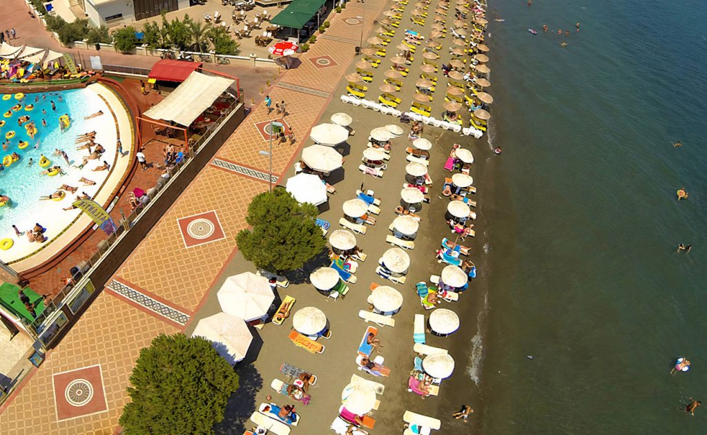 Private Beach - activity zone at Atlantis Marmaris Water Park