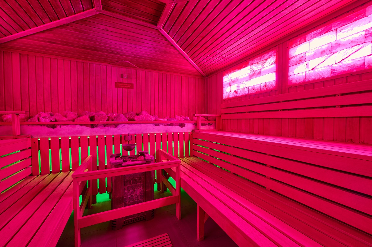 Salt Sauna - wellness area at Aquapark Kraków