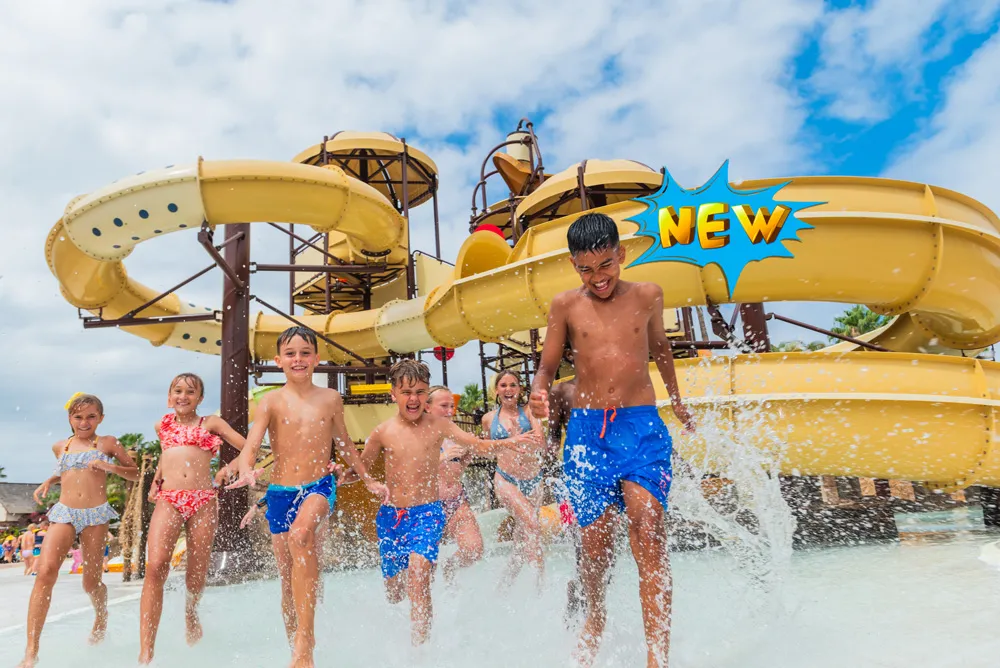 Splash Tower - water slide at Aqualand Costa Adeje