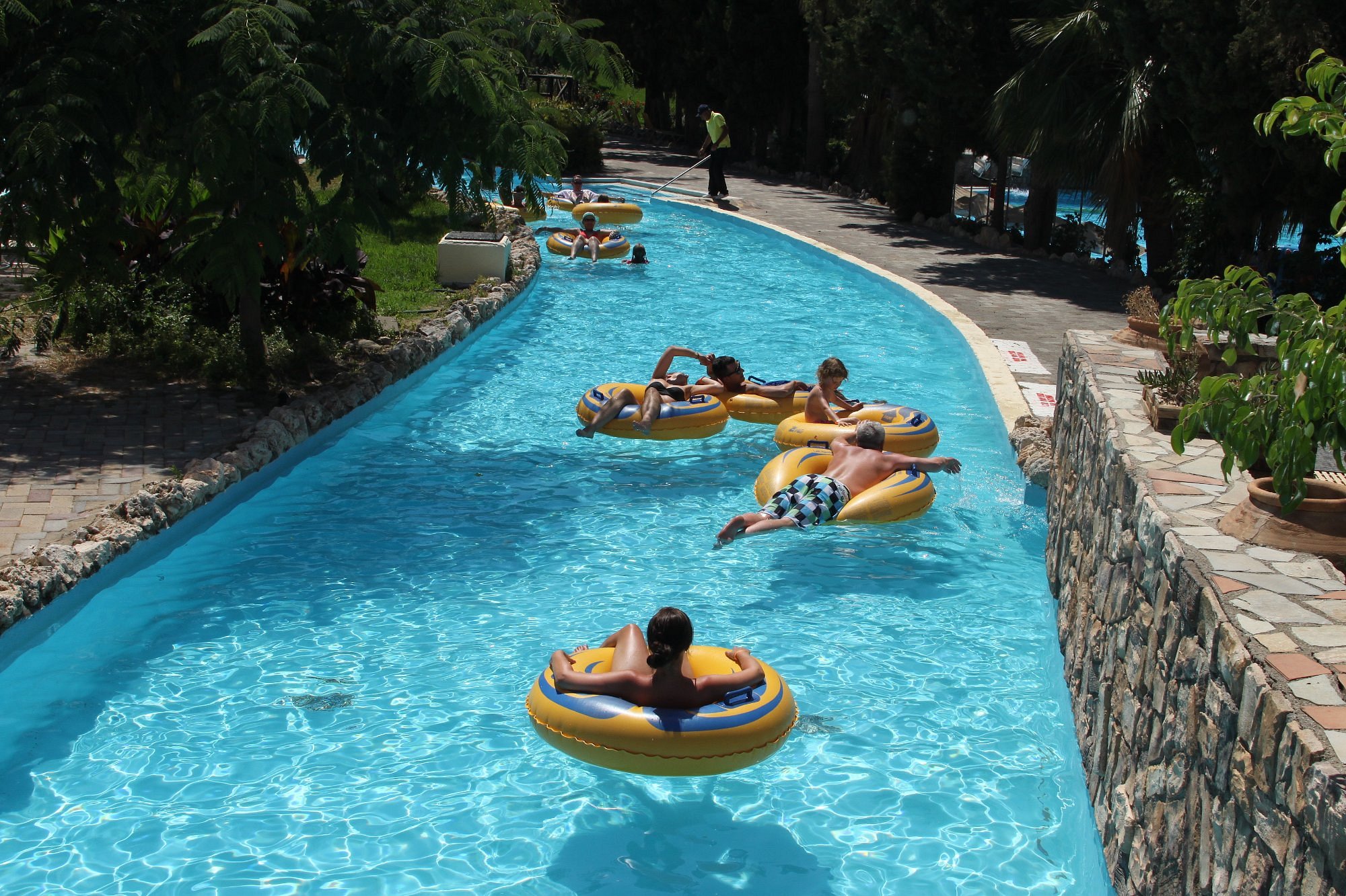 Lazy River Pool - swimming pool at Aqua Creta Limnoupolis