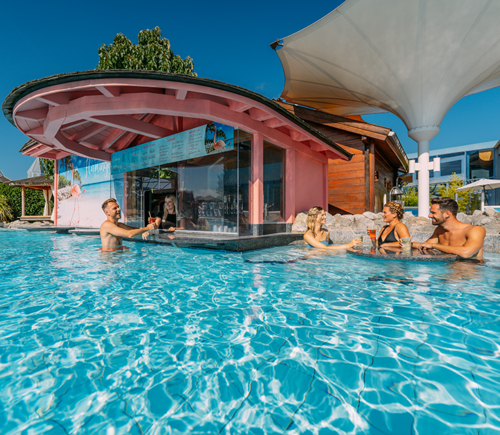 Flamingo Poolbar - restaurant (bistro) at Therme Erding