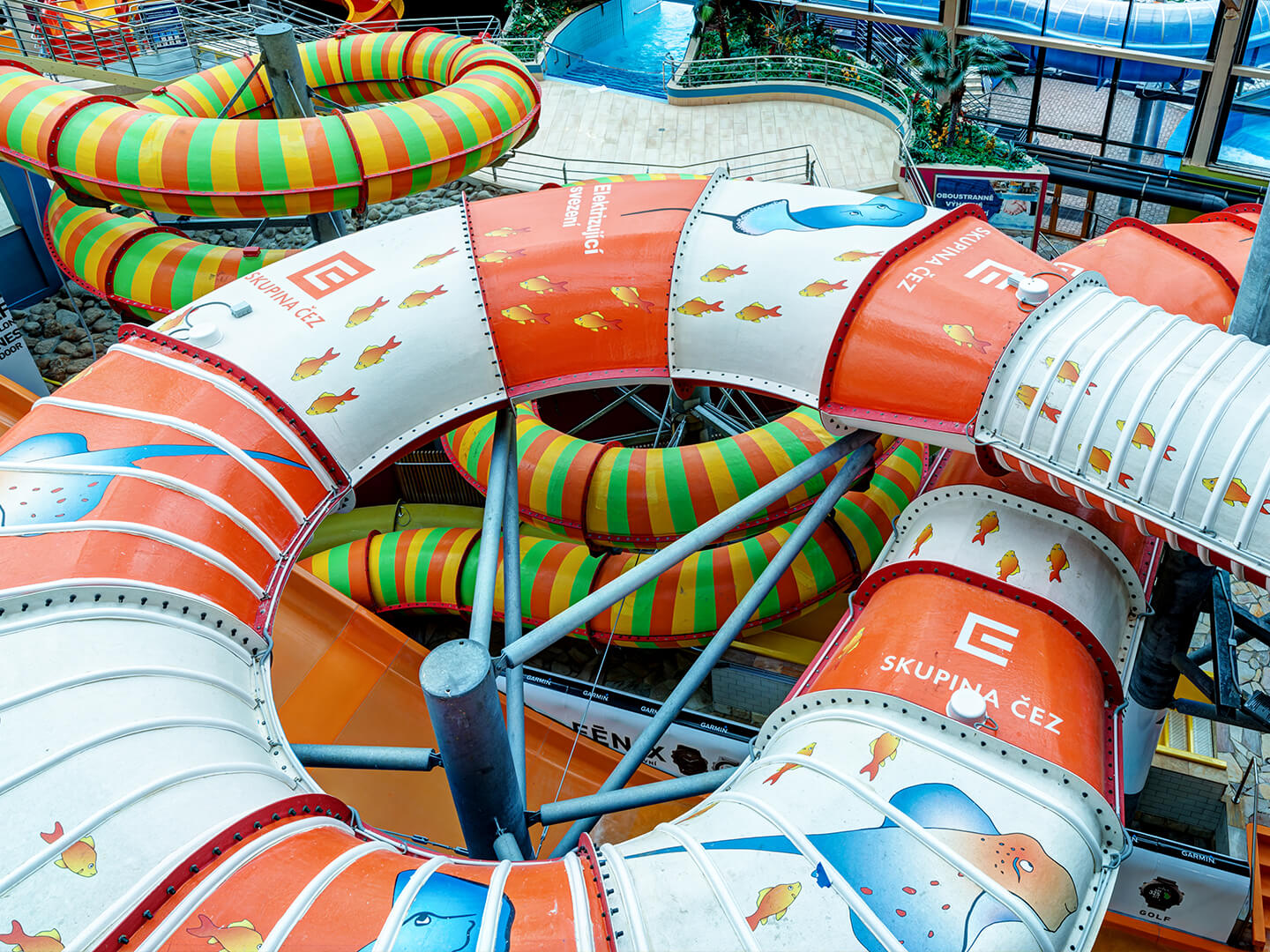 Crazy Tube - water slide at Aquapalace Prague