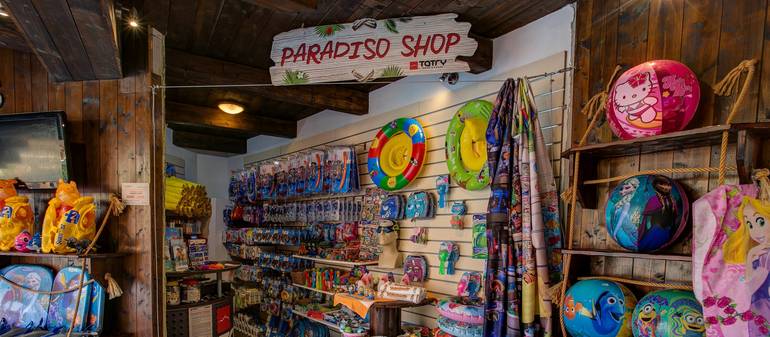 Paradiso Shop - store at Tatralandia