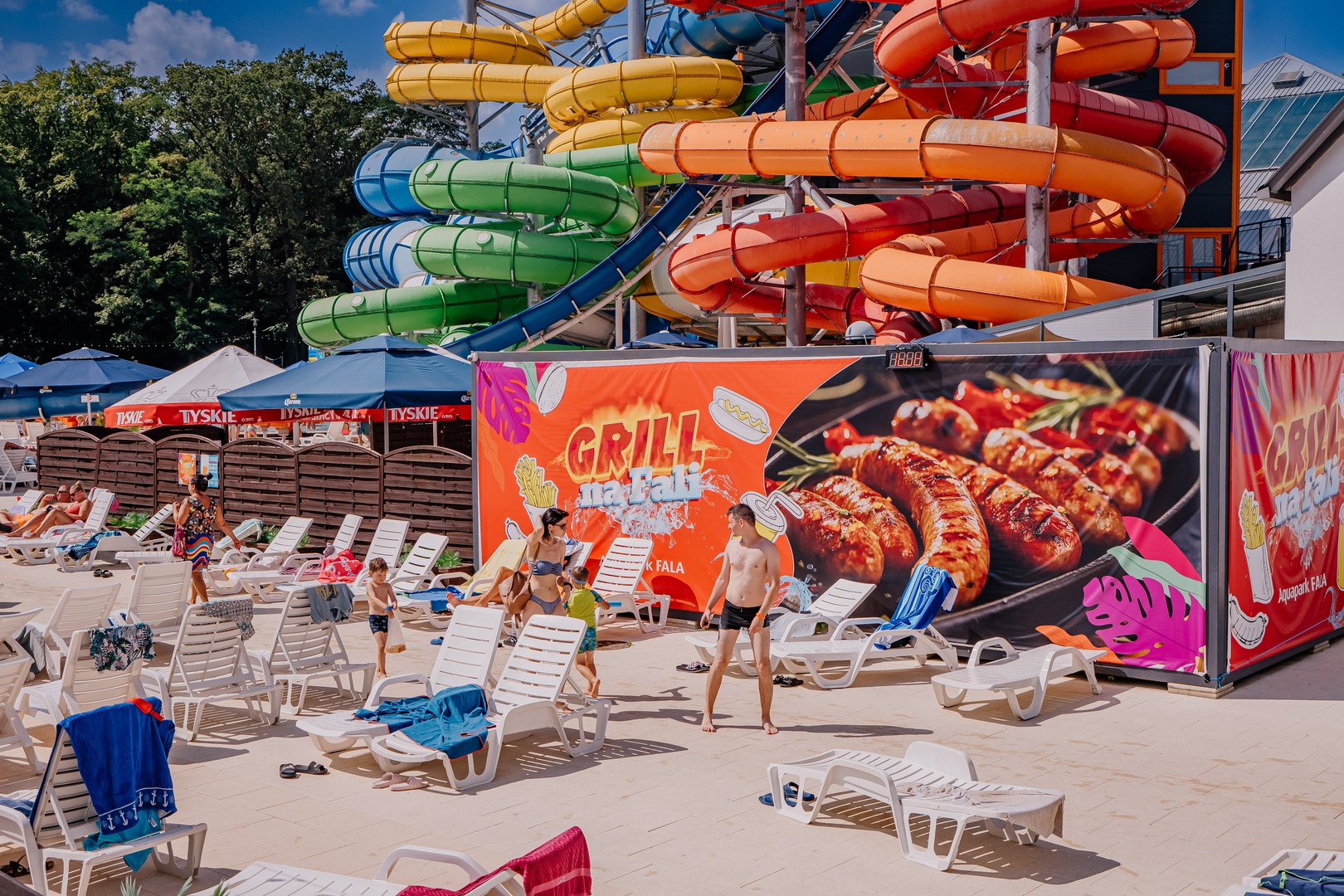 Grill  - restaurant (bistro) at Aquapark Fala Łodz