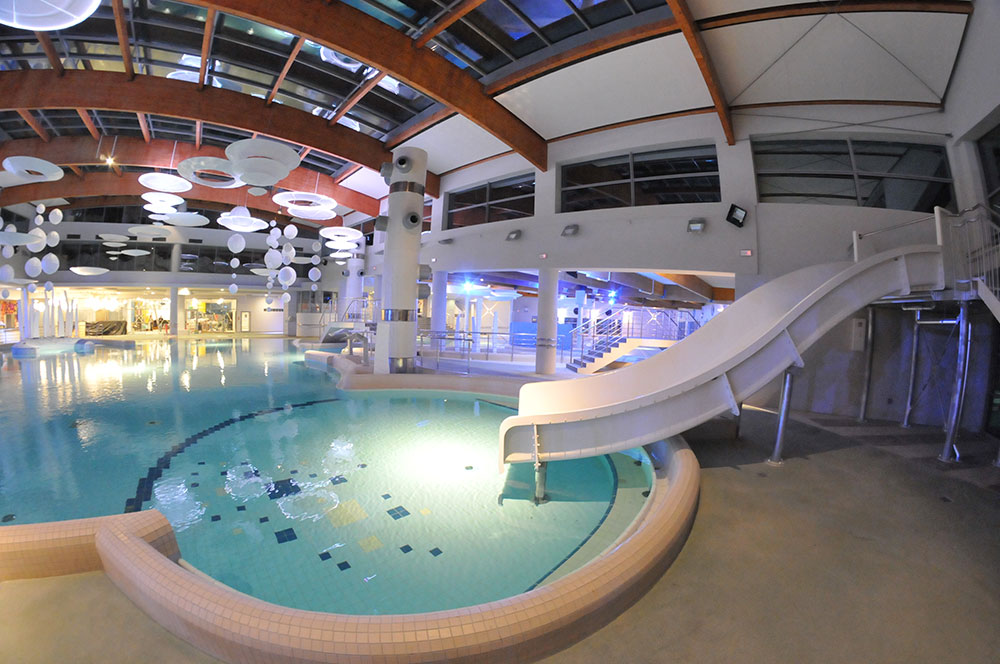 Two-Track Family Slide - water slide at Aquapark Sopot