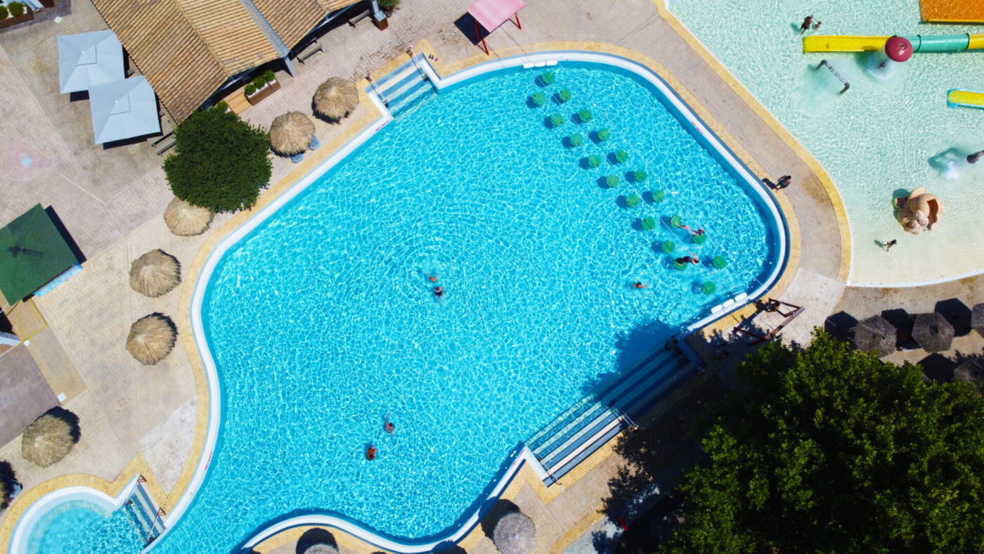 Interactive Pool – Jacuzzi - swimming pool at Aqualand Corfu Water Park