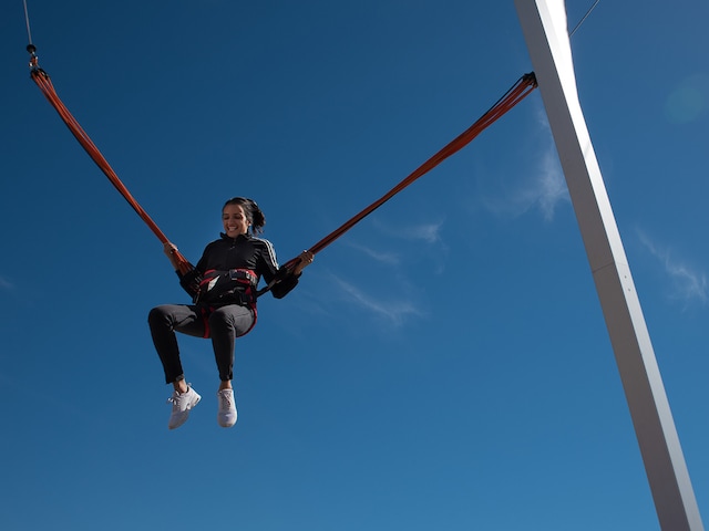 Outdoor Activities - service area at Center Parcs De Huttenheugte: Bungee Trampoline